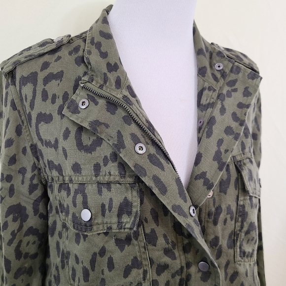 Rails Collins jacket green leopard size small - Picture 5 of 9